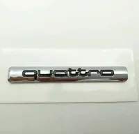 Emblema logo AUDI QUATTRO 76mm Ref: 1441