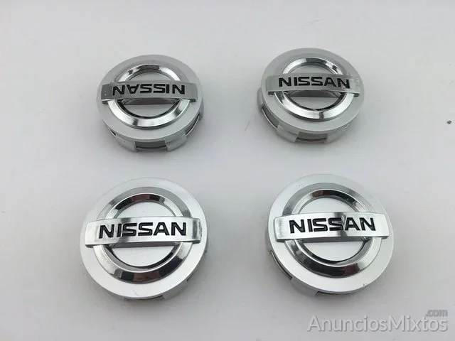 CENTRO DE RUEDA NISSAN 54MM PLATA