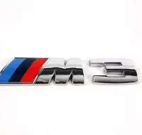 Emblema lateral BMW M3 9cm plata Ref: 1450.3