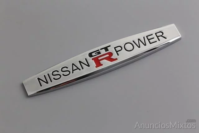 Emblema NISSAN GTR Power Chrom Ref: 1138