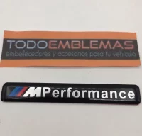 Emblema Placa BMW perf. negro 85 x 12mm Ref:1978.2