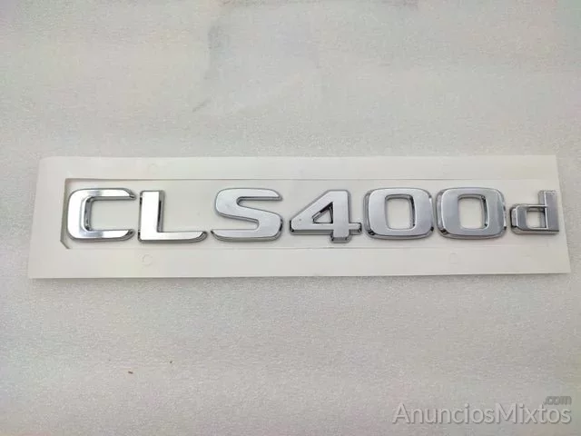 Emblema Mercedes Benz CLS400d plata Nuevo