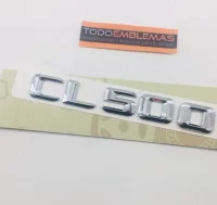 LETRAS TRASERO CROMADO MERCEDES CL500 CL 500