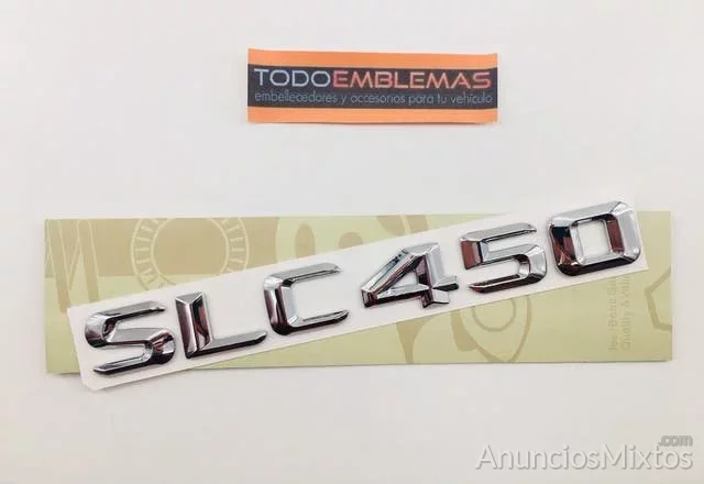 MERCEDES BENZ SLC450 SLC-CLASE EMBLEMA CROMADO