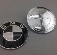 Emblema maletero BMW neg-blanc carbono 73mm R.1717