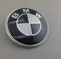 Emblema maletero BMW neg-blanc carbono 73mm R.1717