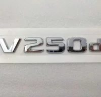 Emblema Mercedes Benz V 250d plata Nuevo