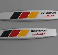 EMBLEMA METALICO LOGOS SLINE MOTORSPORT GERMANY