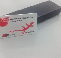 PLACA AUDI SPORT GERMANY 8X5CM