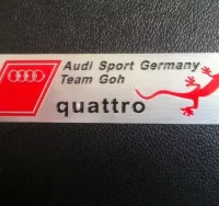 EMBLEMA AUDI QUATTRO SPORT GERMANY