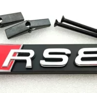 Emblema parrilla AUDI RS8 CROMADO ref 1099.8 nuevo