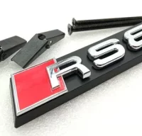 Emblema parrilla AUDI RS8 CROMADO ref 1099.8 nuevo