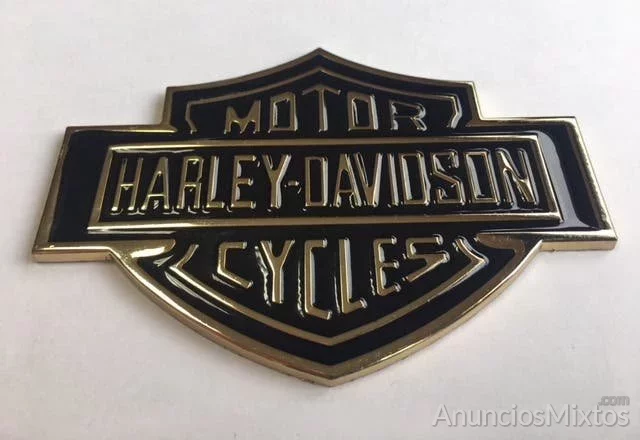 EMBLEMA HARLEY DAVIDSON COLOR ORO