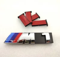 EMBLEMA PARRILLA BMW M1 PLATA MODELO NUEVO P104.1