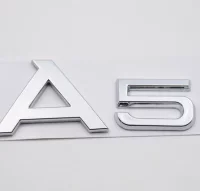 Emblema AUDI A5 plata Ref: 1436.4