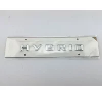 Emblema trasero HYBRID DE MERCEDES plata ref 1425