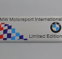 Emblema Placa BMW LIMITED ED. CON SIMBOLO Ref.1913