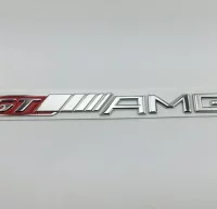 Emblema trasero GT AMG plata y rojo ref 1416.1