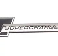 Emblema AUDI Supercharged NEGRO Ref: 1307.1