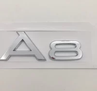 Emblema AUDI A8 plata Ref: 1436.7