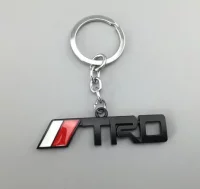 LLAVERO METALICO TOYOTA 3D LOGO NEGRO TRD