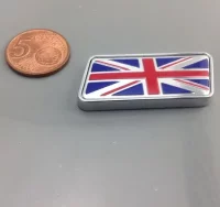 PLACA BANDERA MINI INGLATERRA MEDIDAS 4.4X1.8CM