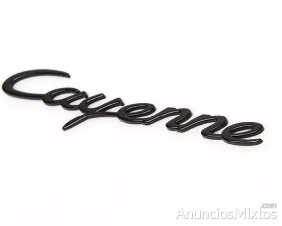 EMBLEMA LETRAS NEGRAS PORSCHE CAYENNE