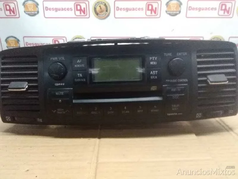 Sistema audio / radio cd toyota corolla