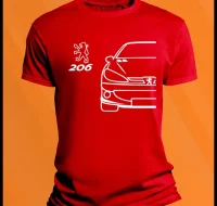 Camiseta Peugeot 206 de alta calidad para los aman