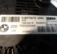 Alternador BMW Serie X5 8570675 - Referencia 85706