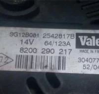 Alternador Renault Nissan 1.9dci 2.0 con Referenci