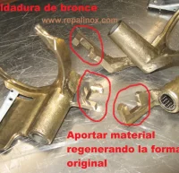 Soldadura de titanio, magnesio, bronce