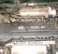 Motor hyundai lantra ii 2.0 buen estado