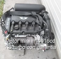 Motor mini n14b16cd 1.6 turbo con garantia