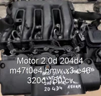 Motor 2.0d 204d4 m47t0e4 bmw x3 e46 320d 150 cv