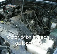 Motor d4bh hyundai galloper 2.5