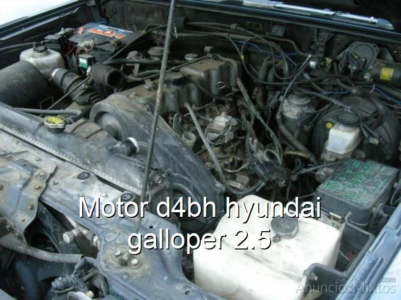 Motor d4bh hyundai galloper 2.5