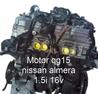 Motor qg15 nissan almera 1.5i 16v
