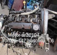 Motor ar32104 alfa romeo 147 gasolina 1.6 16v