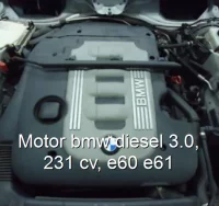 Motor bmw diesel 3.0, 231 cv, e60 e61