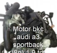 Motor bkc audi a3 sportback (8p) 1.9 tdi ambiente