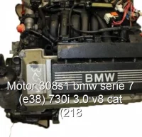 Motor 308s1 bmw serie 7 (e38) 730i 3.0 v8 cat (218