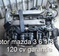 Motor mazda 3 6 1.8 16v 120 cv garantía