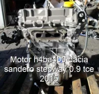 Motor h4ba400 dacia sandero stepway 0.9 tce 2015