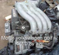 Motor volkswagen golf iv 4 2.0 8v azj