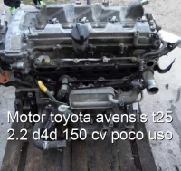 Motor toyota avensis t25 2.2 d4d 150 cv poco uso