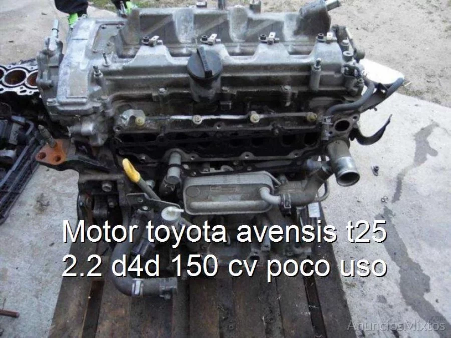 Motor toyota avensis t25 2.2 d4d 150 cv poco uso