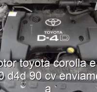 Motor toyota corolla e12 2.0 d4d 90 cv enviamos a