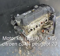 Motor kfu (et3j4) 1.4 16v citroen c3 c4 peugeot 20