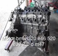 Motor bmw 320 e46 520 e39 2.0 d m47